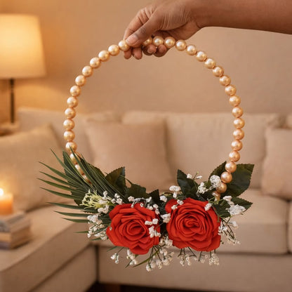 Couronne Bohème Luxe – Édition Rose Royale