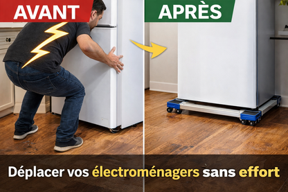 La solution simple pour déplacer électros et meubles sans douleur ni risque.